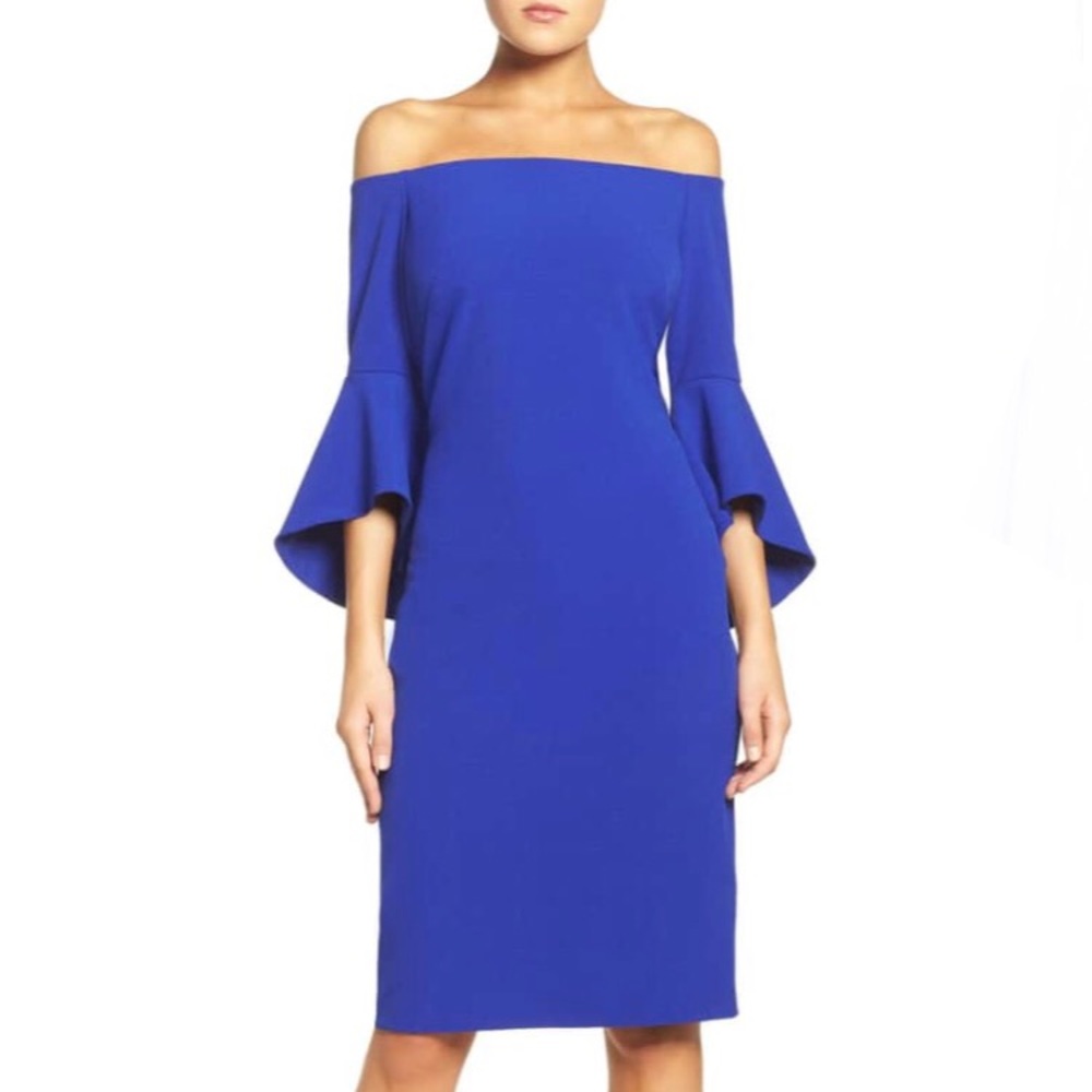 Nordstrom’s Off the Shoulder Dress | Dark Green